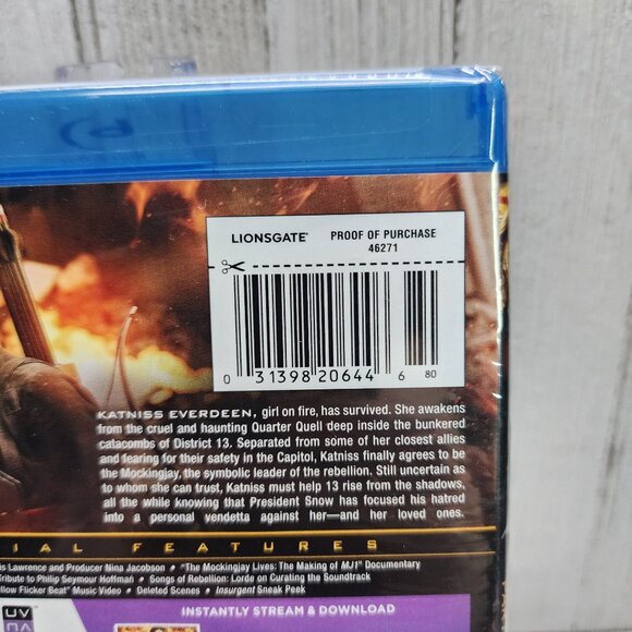 The Hunger Games: Mocking Jay Part 1 Blu-Ray + DVD + Digital HD - NEW! - Picture 3 of 3